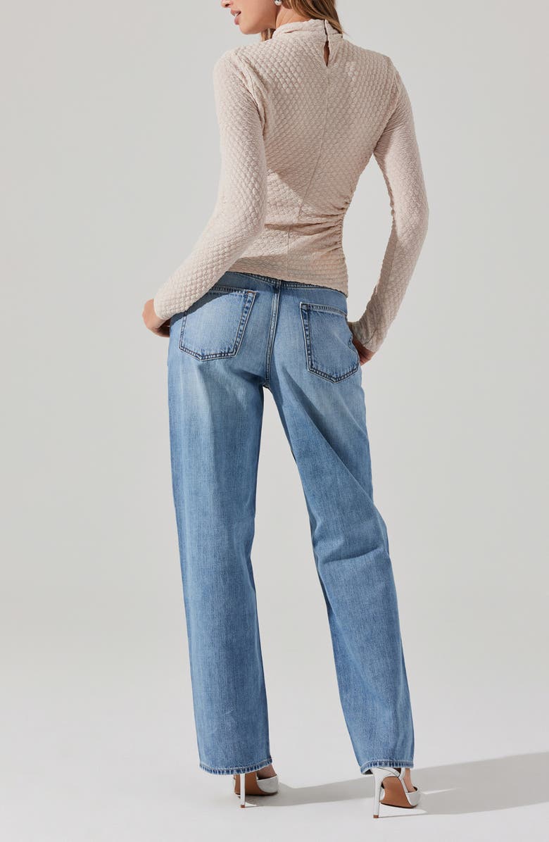 ASTR the Label Texture Cutout Knit Top, Alternate, color,