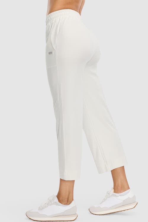 Peloton Dreamblend Wide Leg Cropped Pant In Neutral