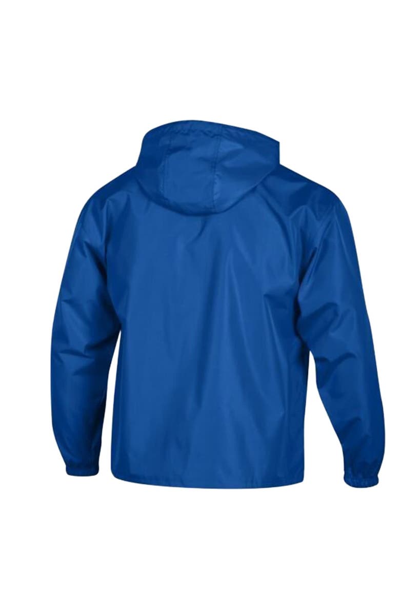 Champion Men's Champion Royal Buffalo Bills Packable Hooded Windbreaker Half-Zip Jacket, Alternate, color, Royal