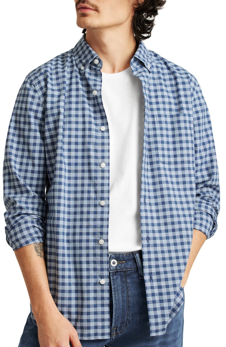 Bonobos Everyday Gingham Check Cotton Button-Down Shirt, Main, color, 