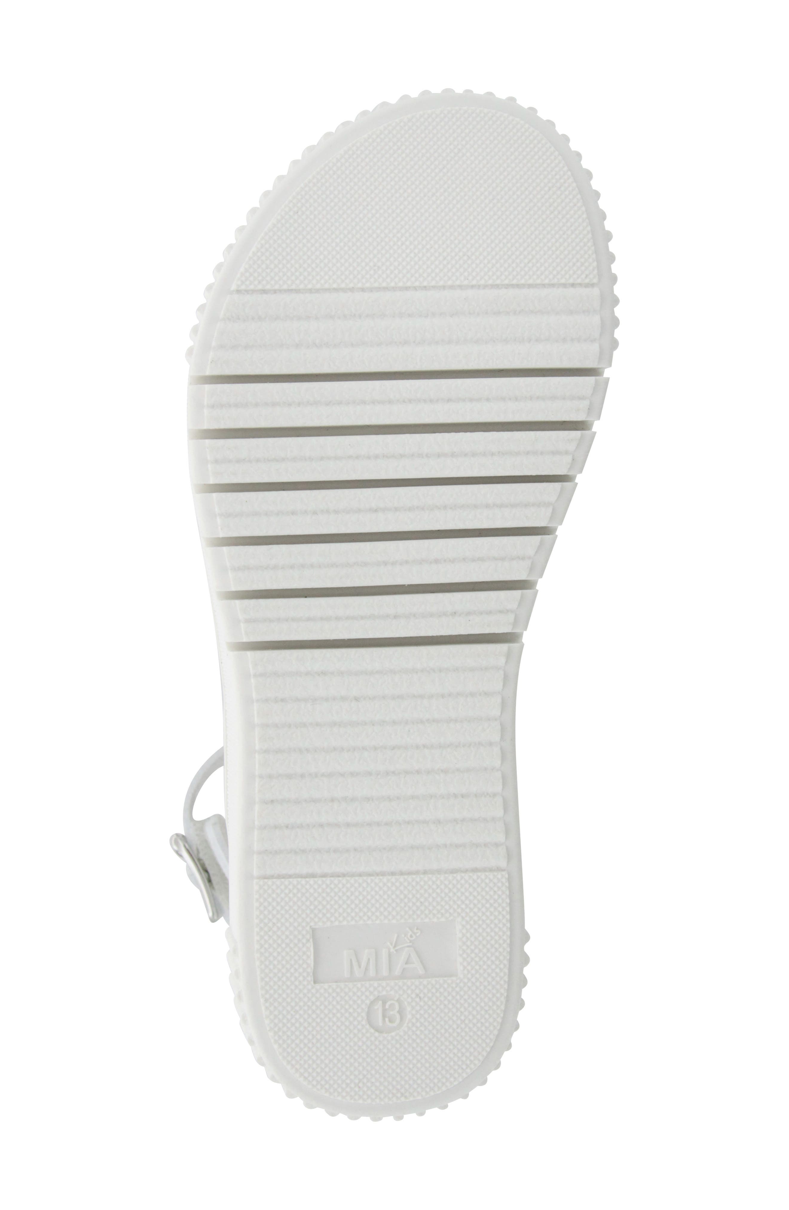 Lunna Platform Sandal, Alternate, color, WHITE