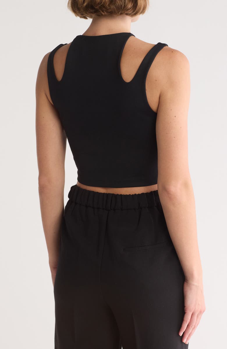Susana Monaco Cutout Double Strap Crop Tank, Alternate, color, 