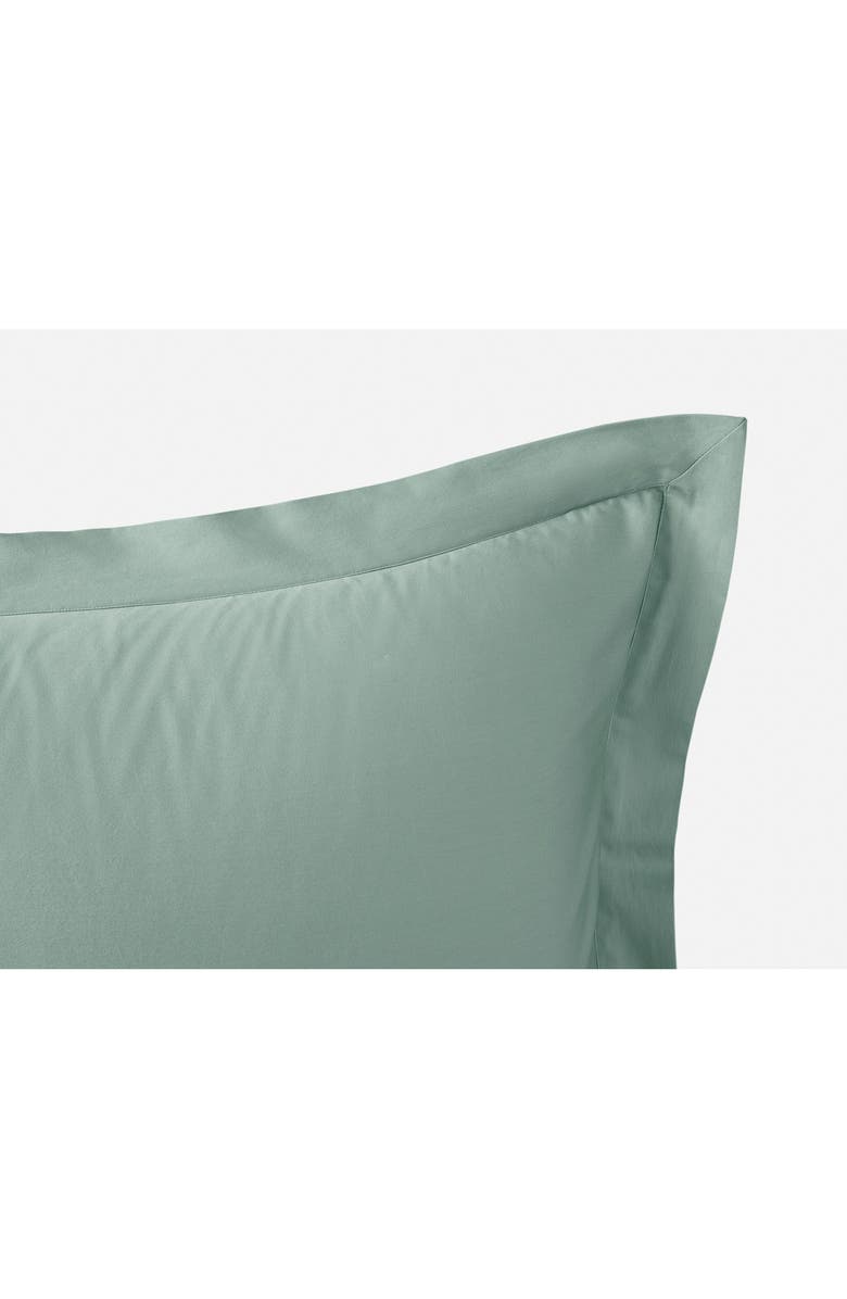 Coyuchi Cloud Soft Organic Cotton Sateen Pillow Sham, Alternate, color, Sage