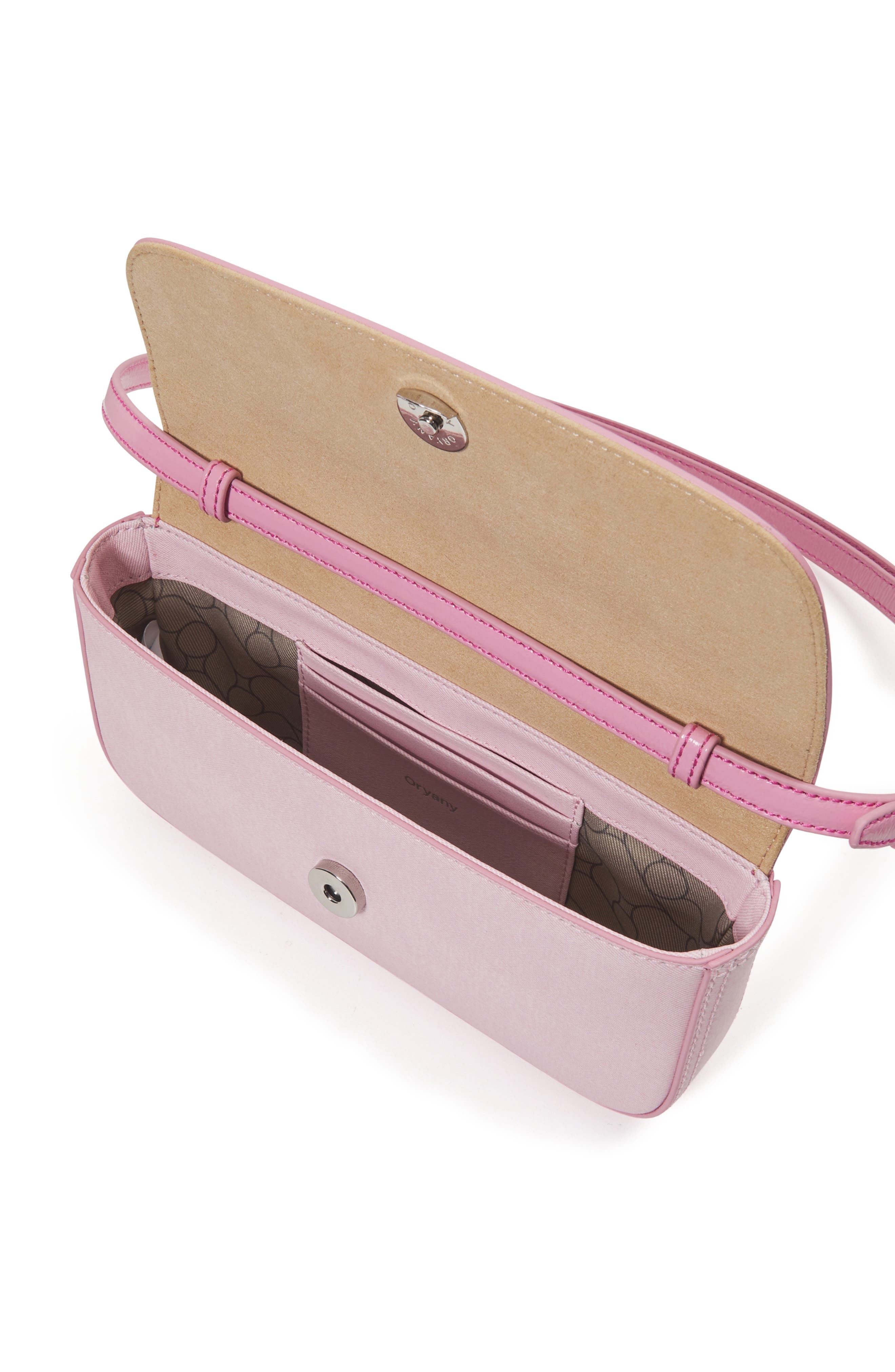 Oryany Moroccan Denim Print Leather Crossbody Phone Wallet, Alternate, color, 