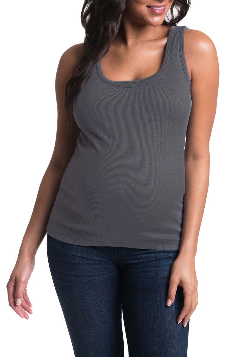 Bun Maternity Maternity/Nursing Tank, Main, color,