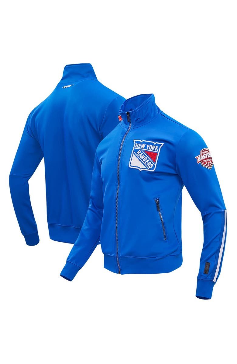 PRO STANDARD Men's Pro Standard Blue New York Rangers Classic Full-Zip Track Jacket, Main, color, Blue
