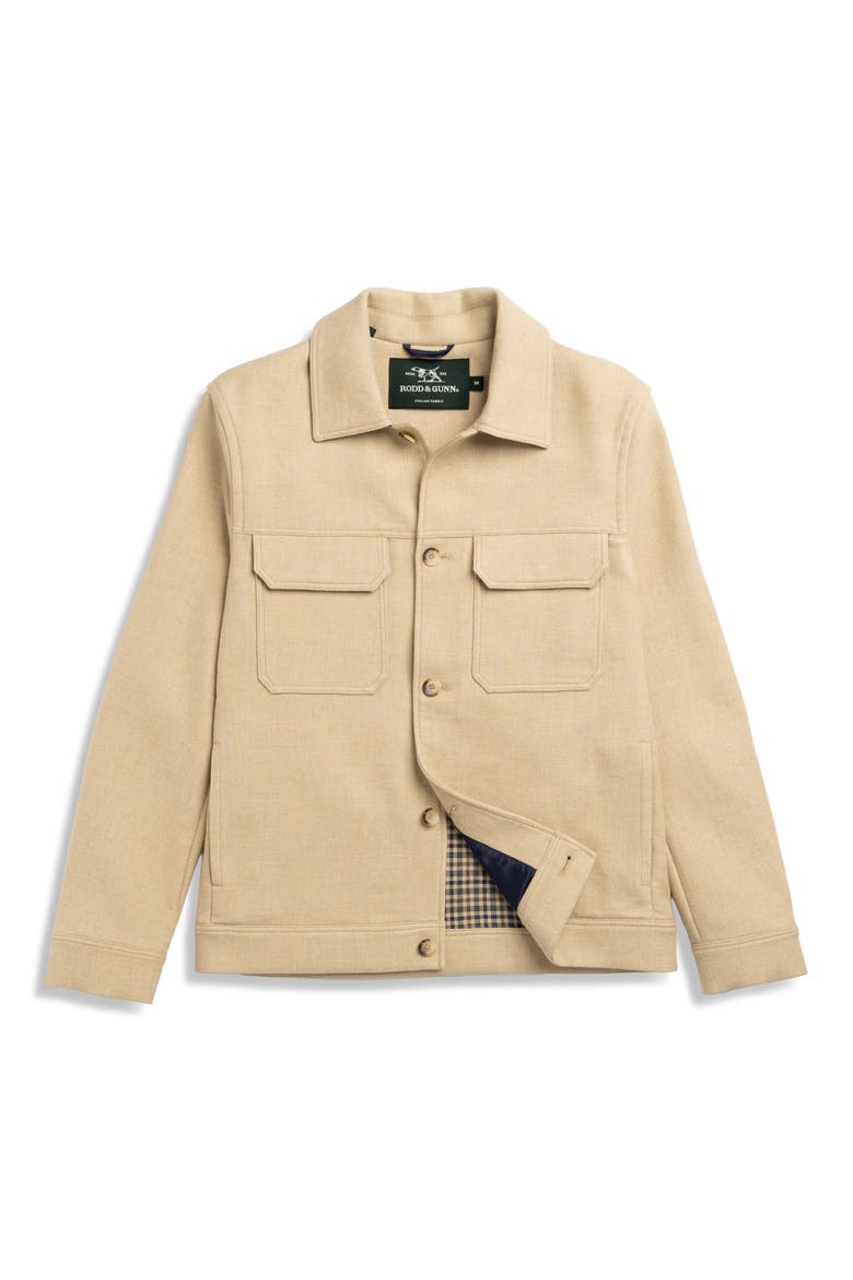 Oates Canyon Cotton Trucker Jacket, Alternate, color, BEIGE