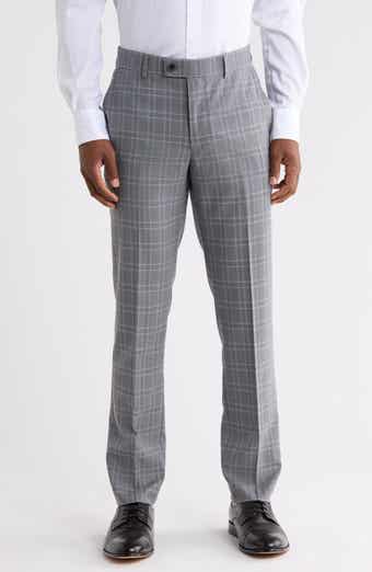 Tonal Plaid Trousers