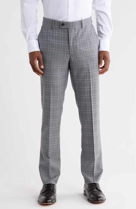 Tonal Plaid Trousers