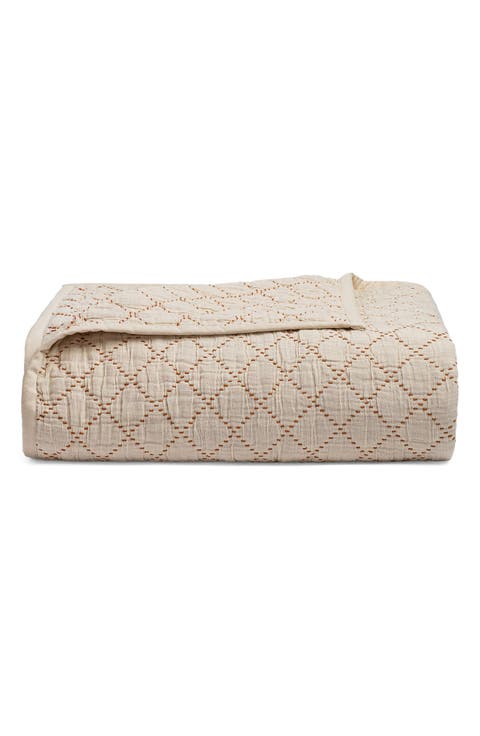 Diamond Stitch Quilted Bedspread