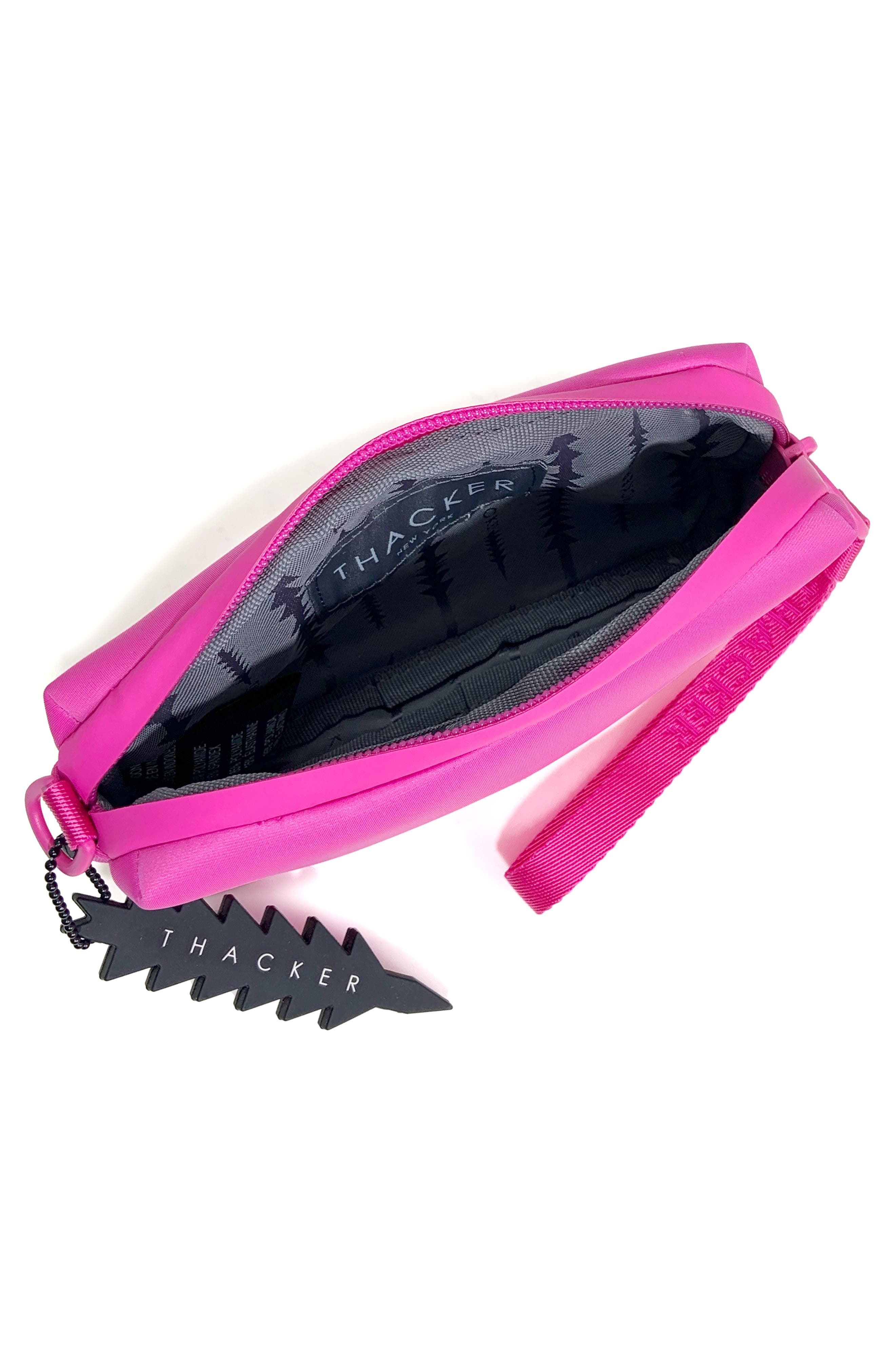 Thacker Ella Phone Zip Crossbody Bag, Alternate, color, Fuchsia