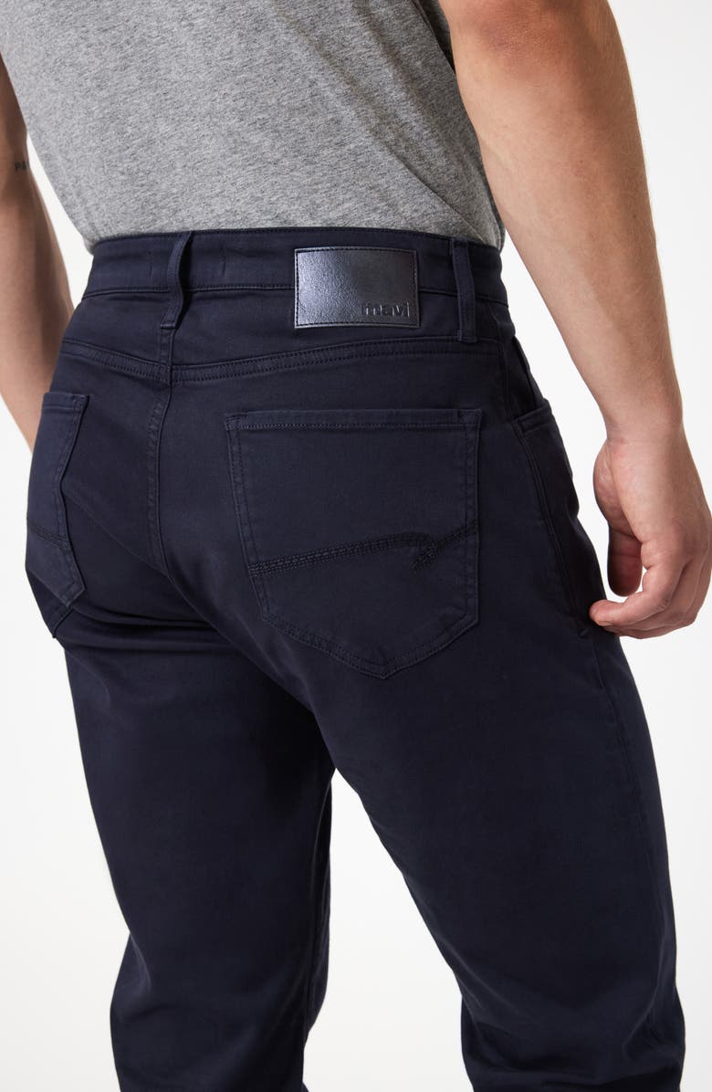 Mavi Jeans Zach Straight Leg Twill Pants, Alternate, color, Dark Navy Casual Twill