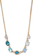 Nadri Blue Lagoon Frontal Necklace