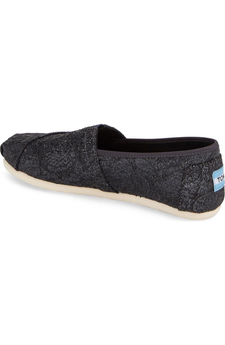 TOMS 'Classic Lace Glitz' Slip-On, Alternate, color,