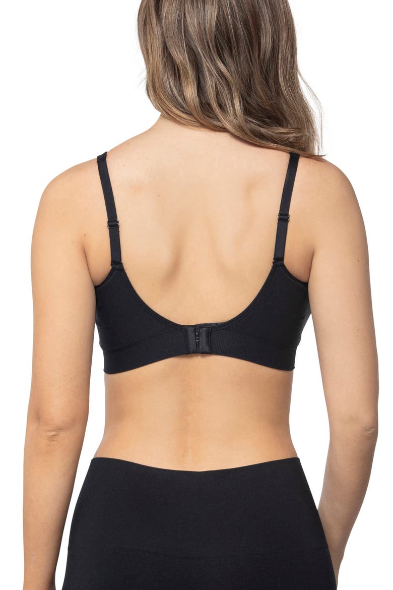 The Comfort Shaping Bra with Adjustable Straps, Alternate, color, Black