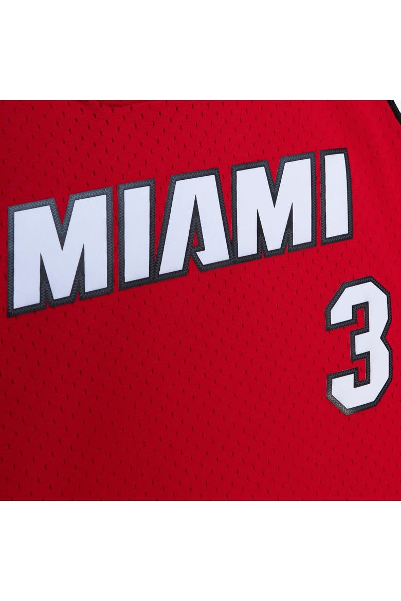 Women's Dwyane Wade Red Miami Heat 2005/06 Hardwood Classics Swingman Jersey, Alternate, color, Red
