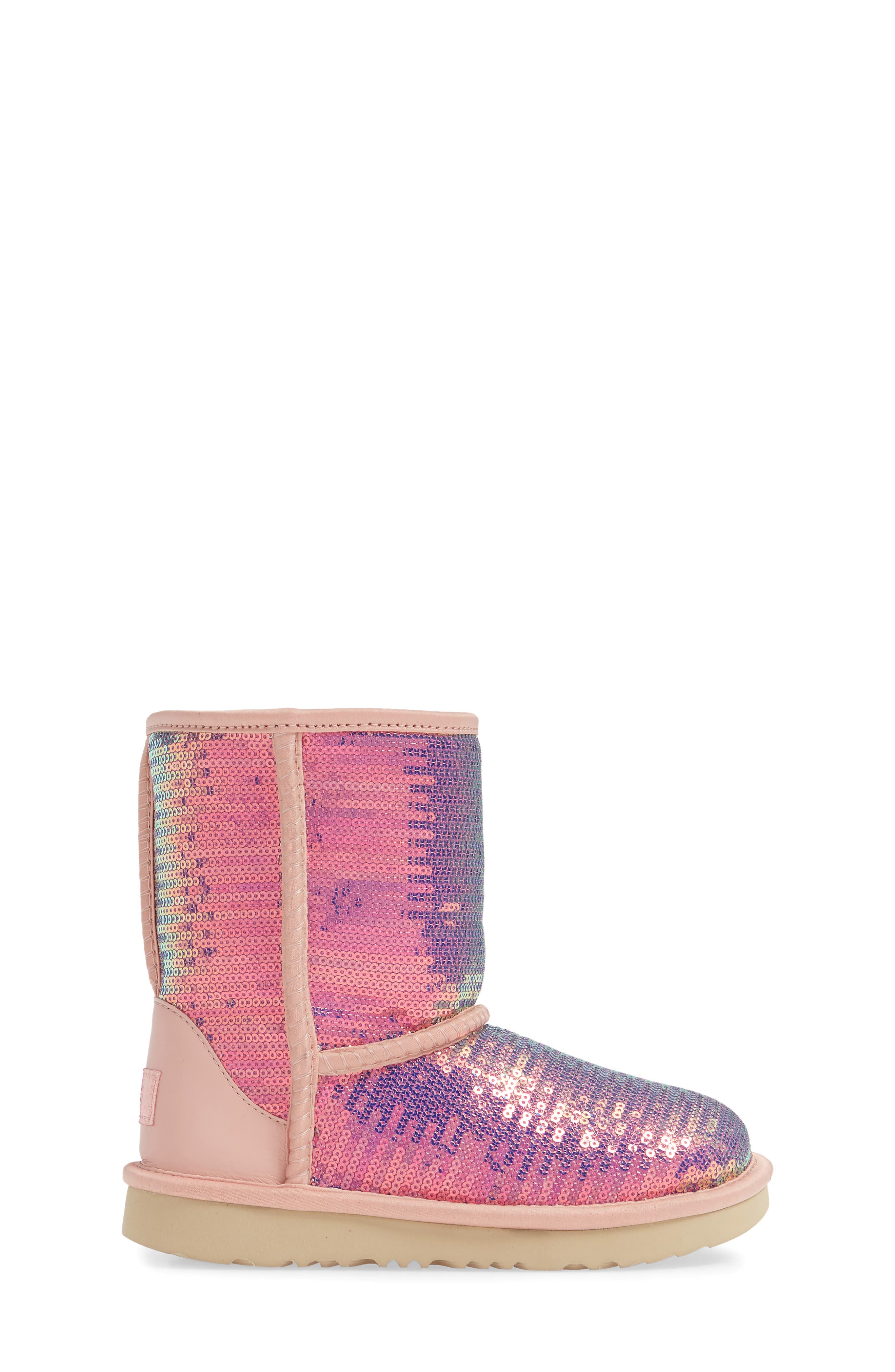 UGG<sup>®</sup> Classic Short II Sequin Boot, Alternate, color, 