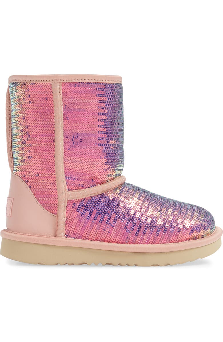 UGG<sup>®</sup> Classic Short II Sequin Boot, Alternate, color,