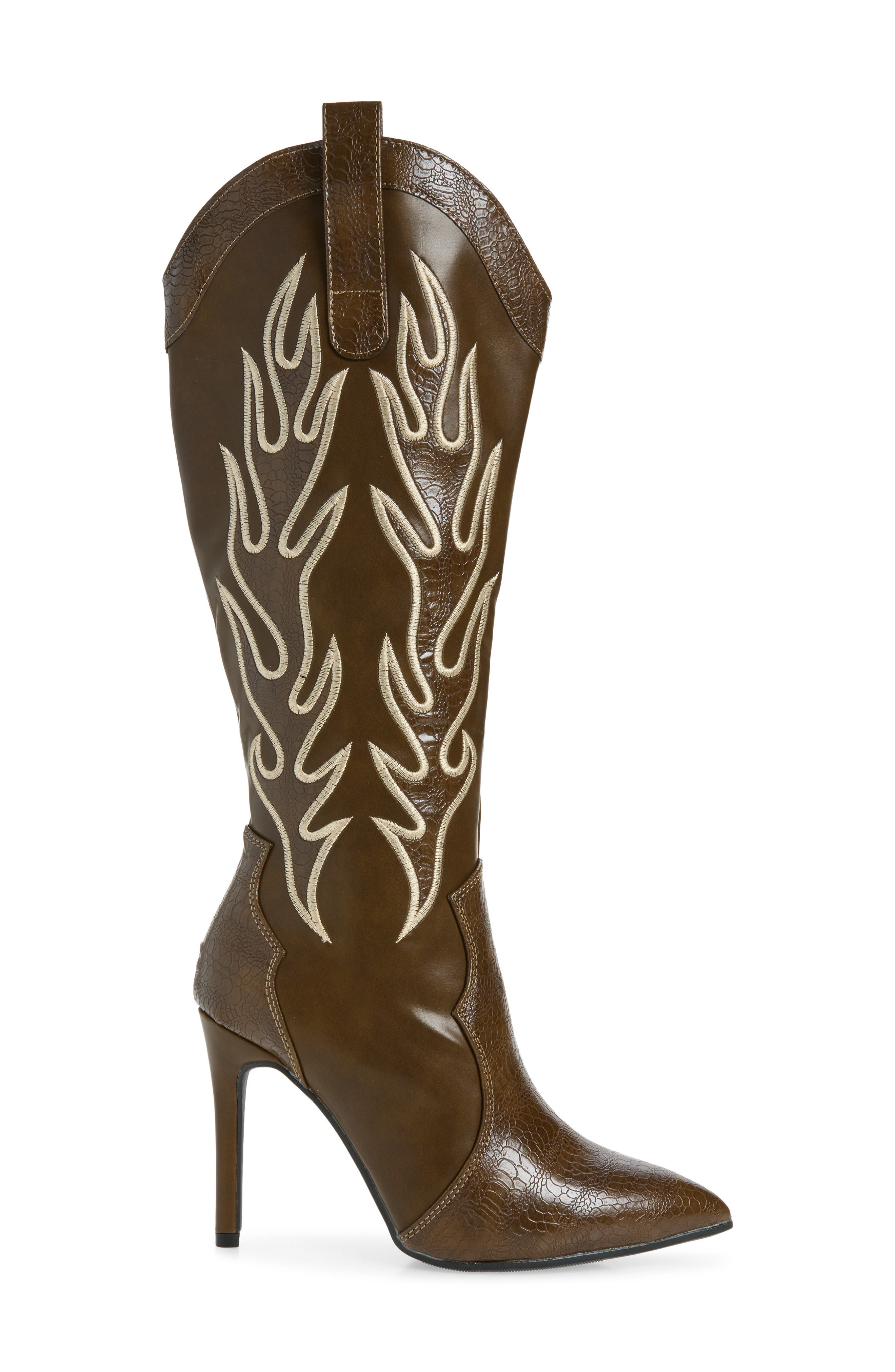 Reyes Western Boot, Alternate, color, BROWN