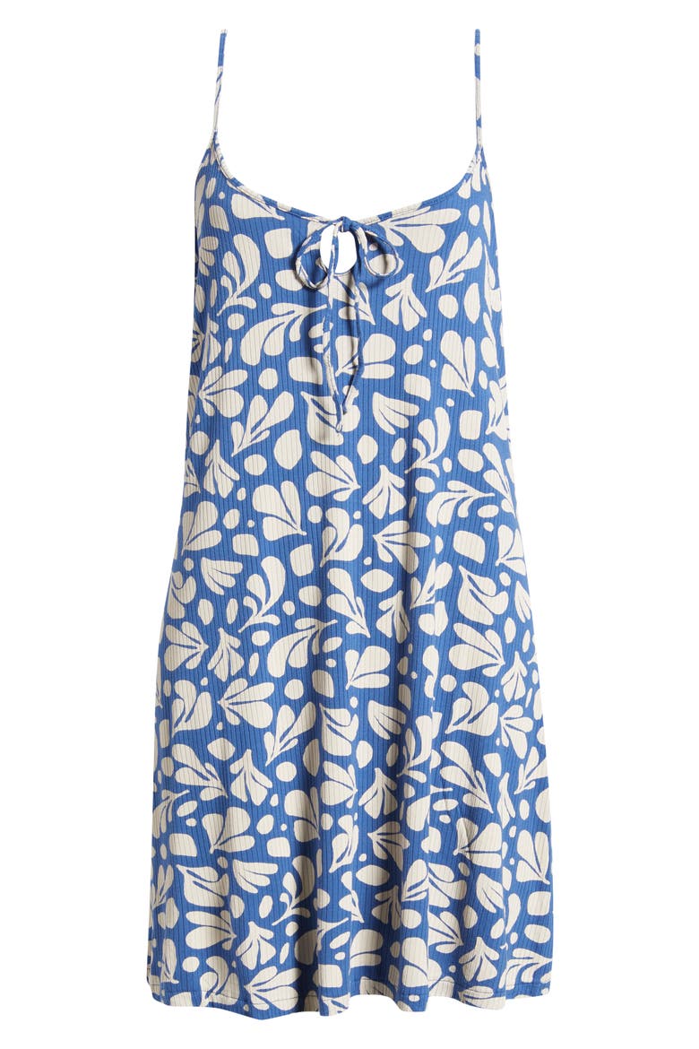 Surf Dreams Rib Minidress, Alternate, color, BLUE