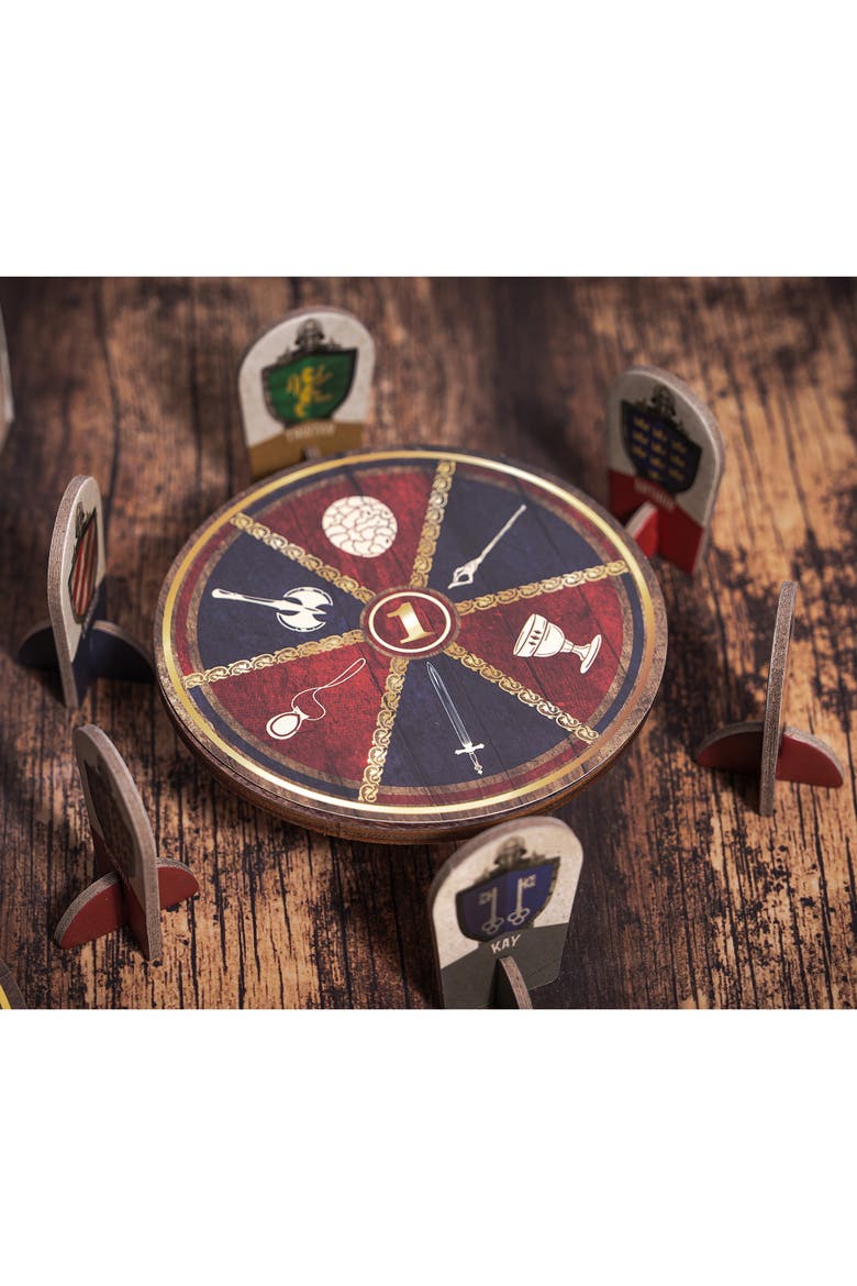 Knights of the Round Table 3D Wooden Brainteaser Puzzle, Alternate, color, Multicolored