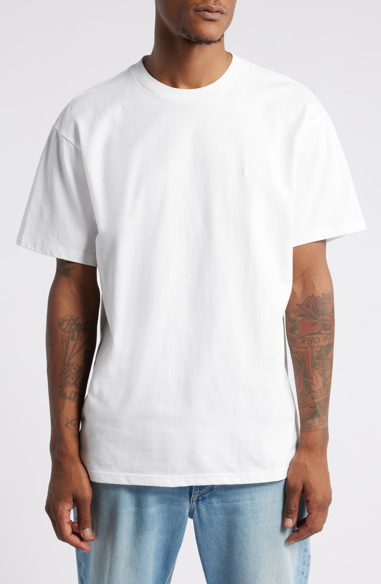 Carhartt Work In Progress Duster Script Logo Embroidered T-Shirt, Main, color, 