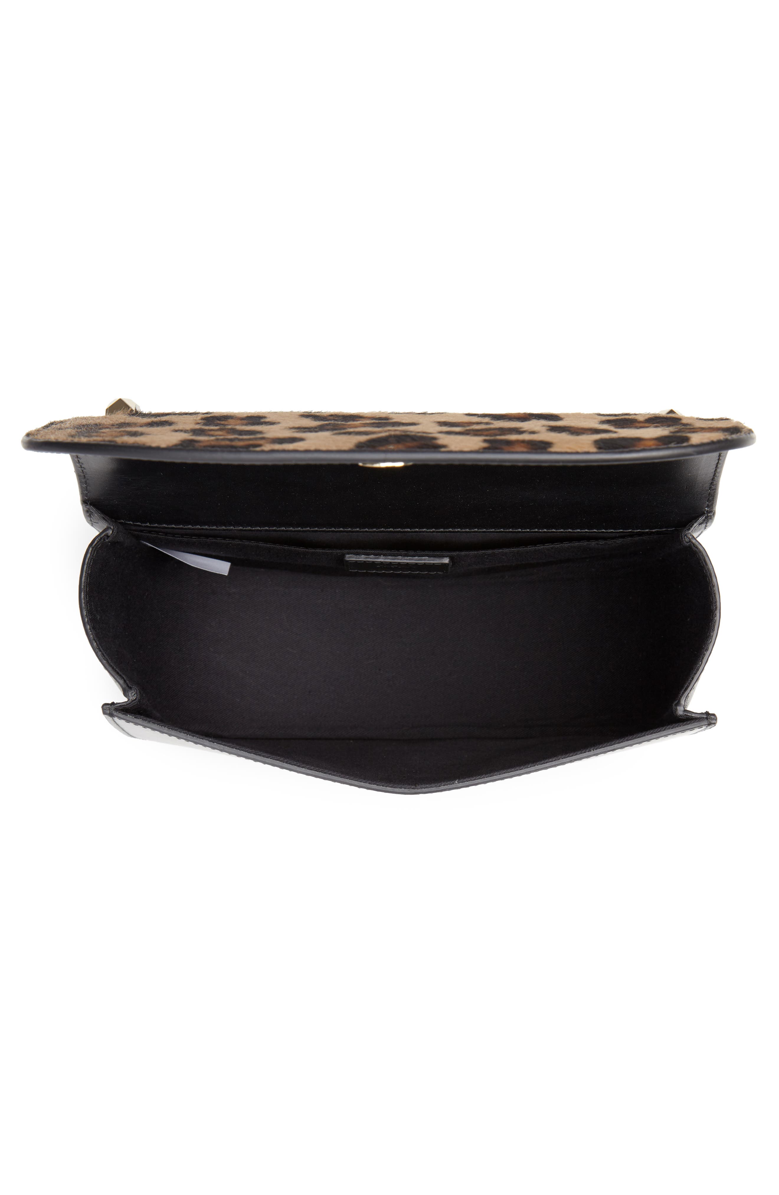 Sac Lausanne Genuine Calf Hair & Leather Crossbody Bag, Alternate, color, NOIR LZZ