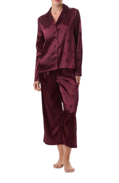 Jacquard Satin Pajamas