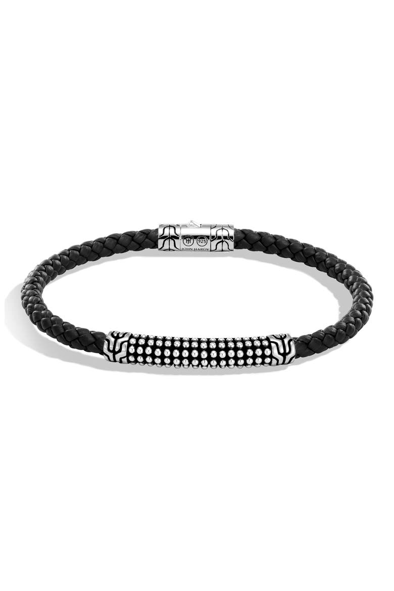 Men's Classic Chain Bracelet, Main, color, BLACK