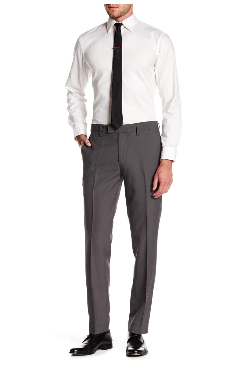 Louis Raphael Stretch Micro Check Print Trousers - 30-34" Inseam, Alternate, color, 