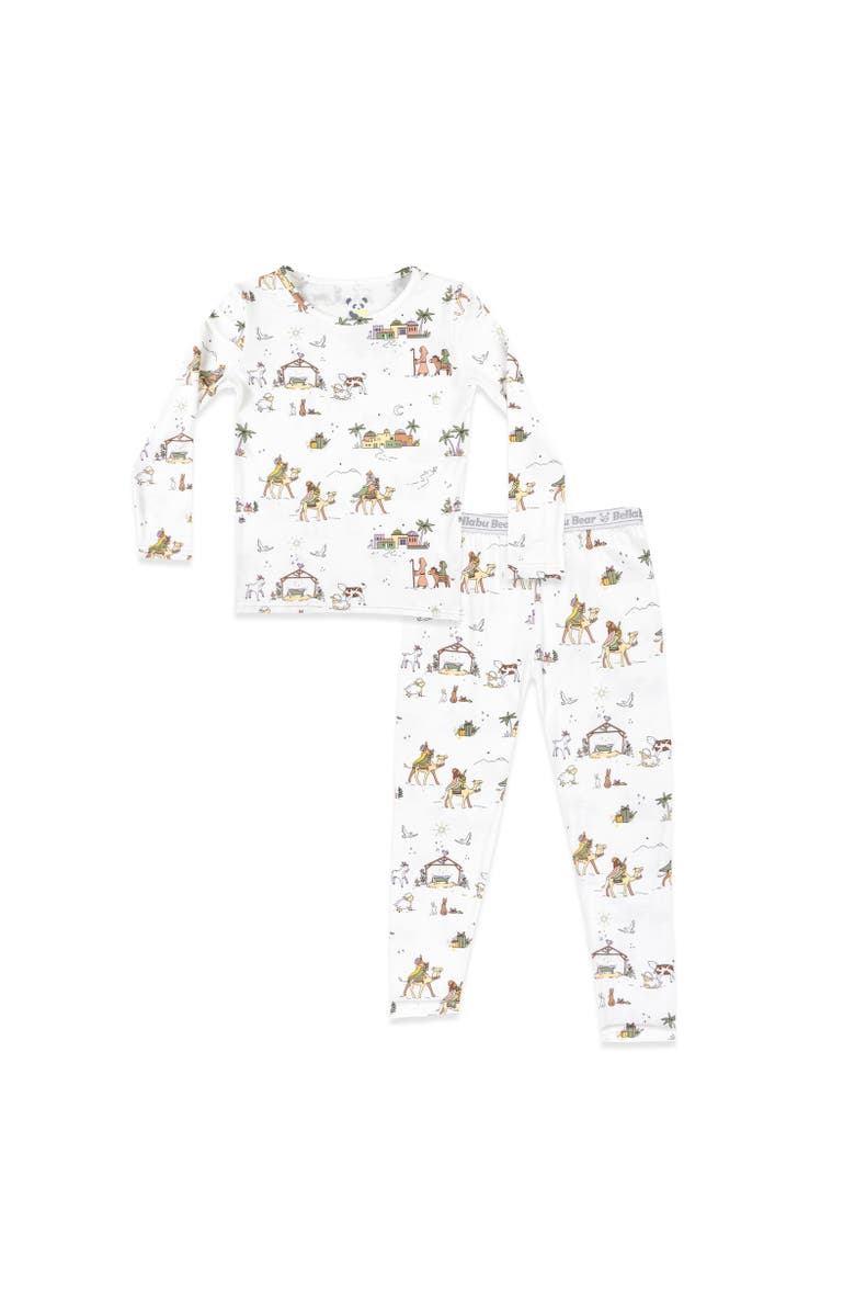 Bellabu Bear Kids' Yuletide Set of 2 Piece Pajamas, Main, color, Yuletide