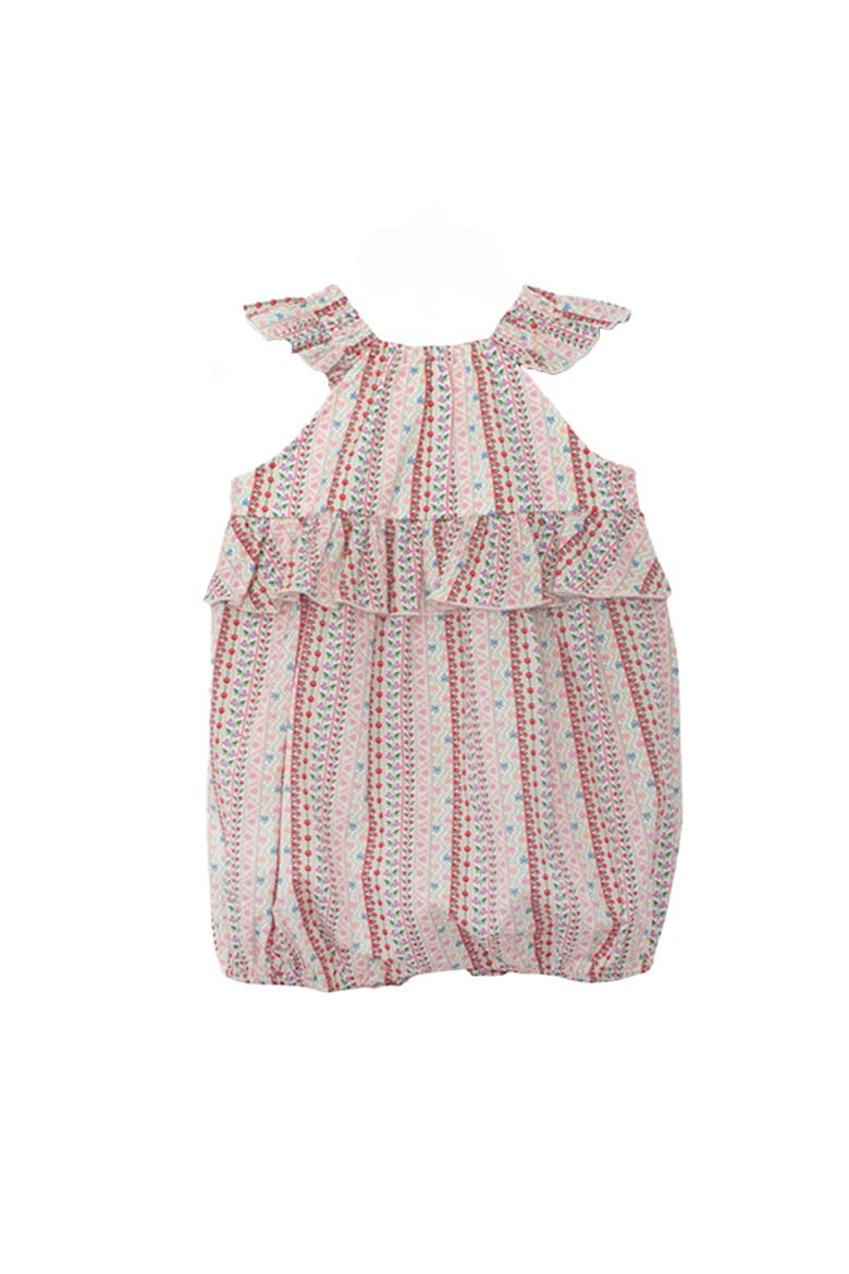 Bella Reina Sleeveless Romper, Alternate, color, Pink