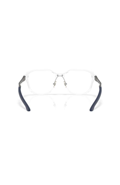 Oakley 57mm Square Optical Glasses In Transparent