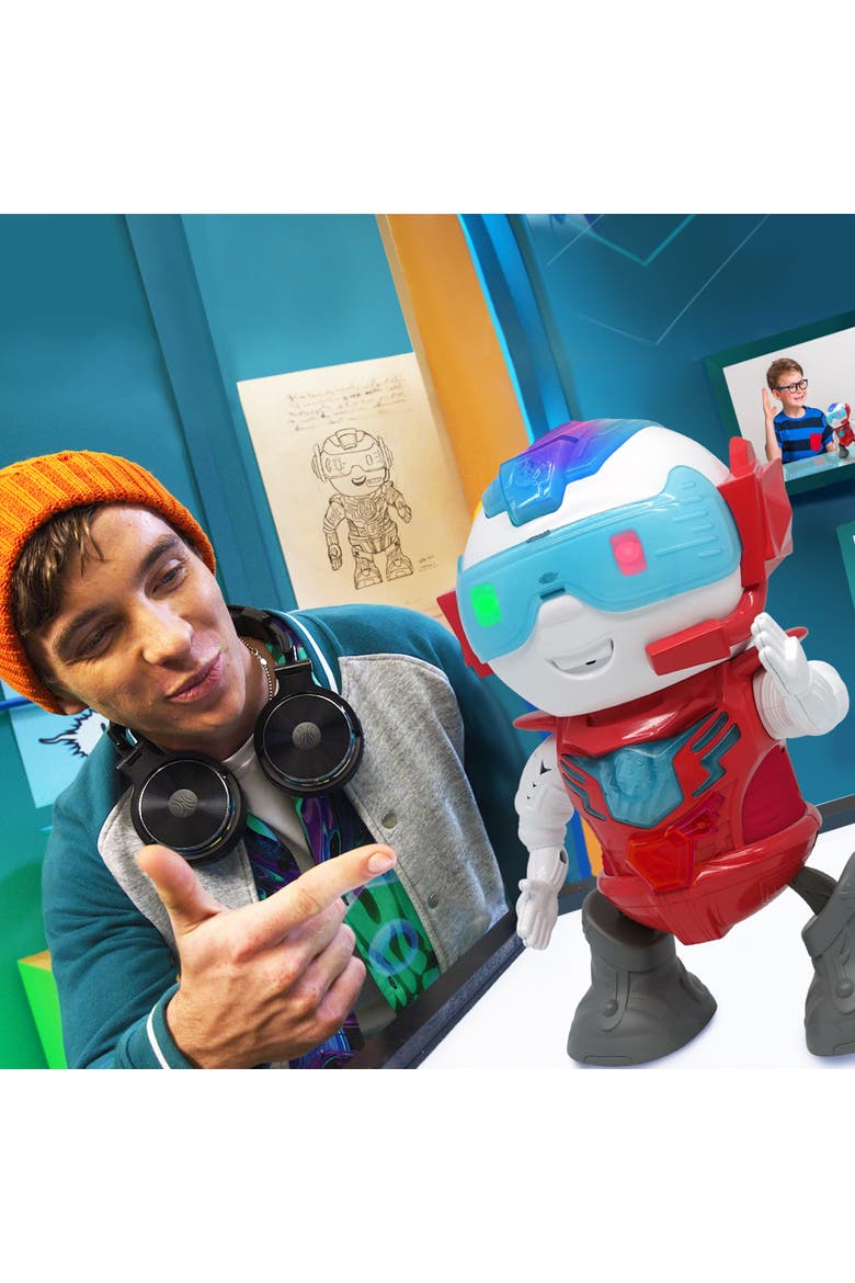 ChatiBot, Red, The Farting Talk Back Dancing Robot, Infa Red Remote, Alternate, color, Multicolored