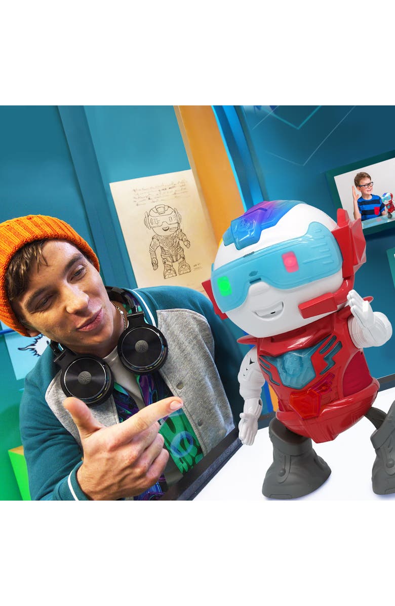 Dragon-i ChatiBot, Red, The Farting Talk Back Dancing Robot, Infa Red Remote, Alternate, color, Multicolored