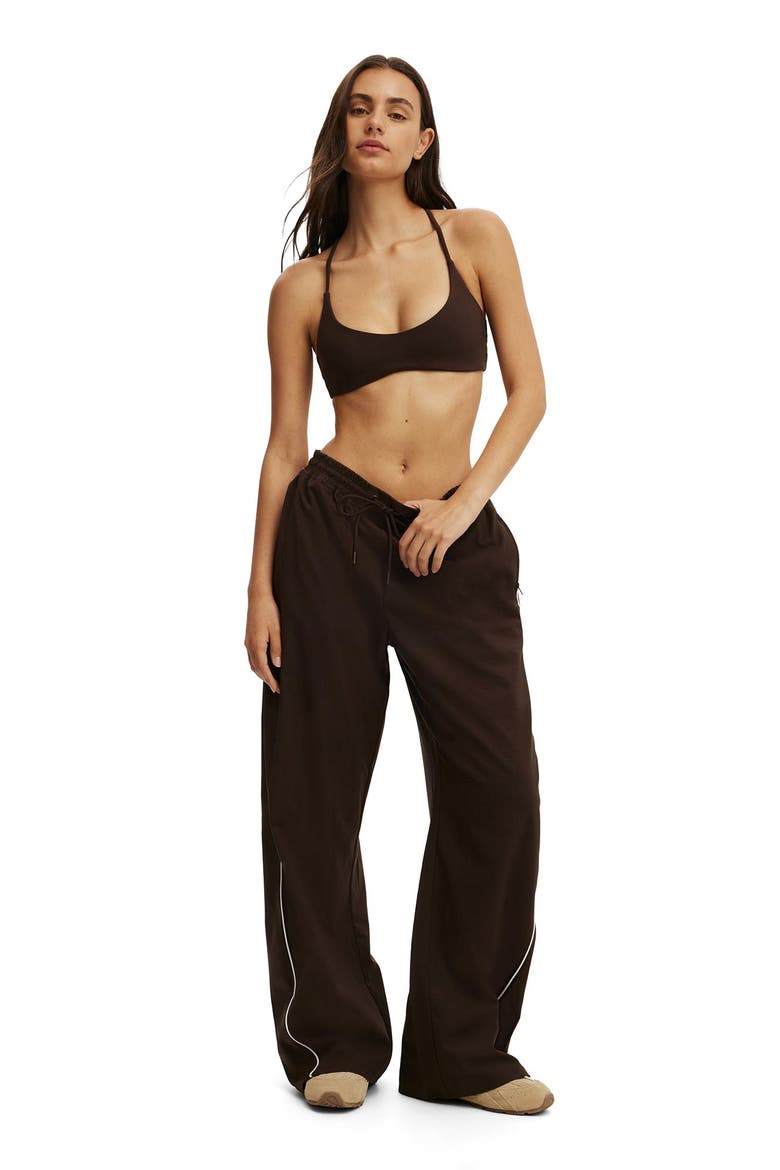 Women's Active Baggy Woven Sweatpant, Alternate, color, French Roast