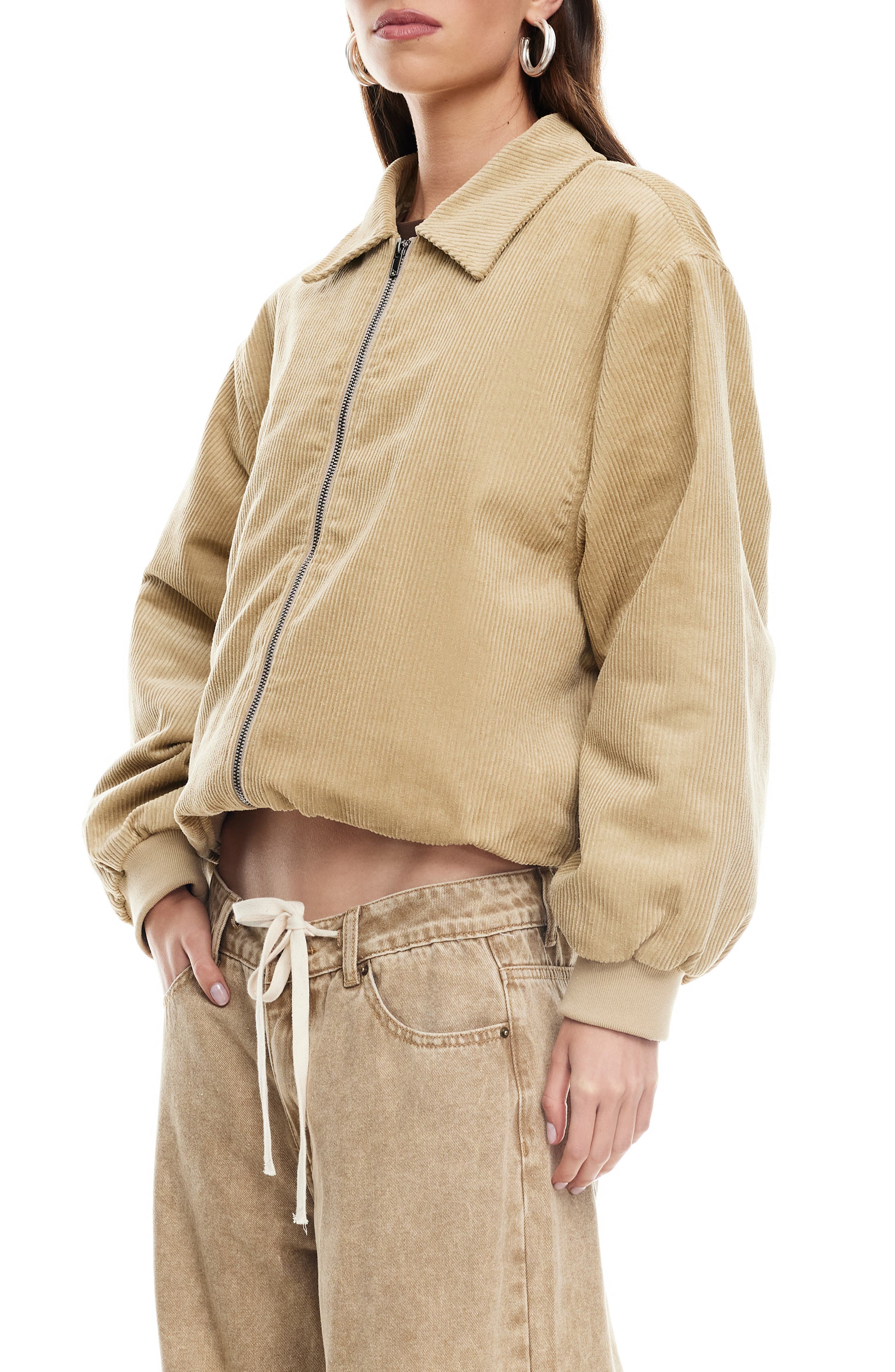 Corduroy Bomber Jacket - image 2
