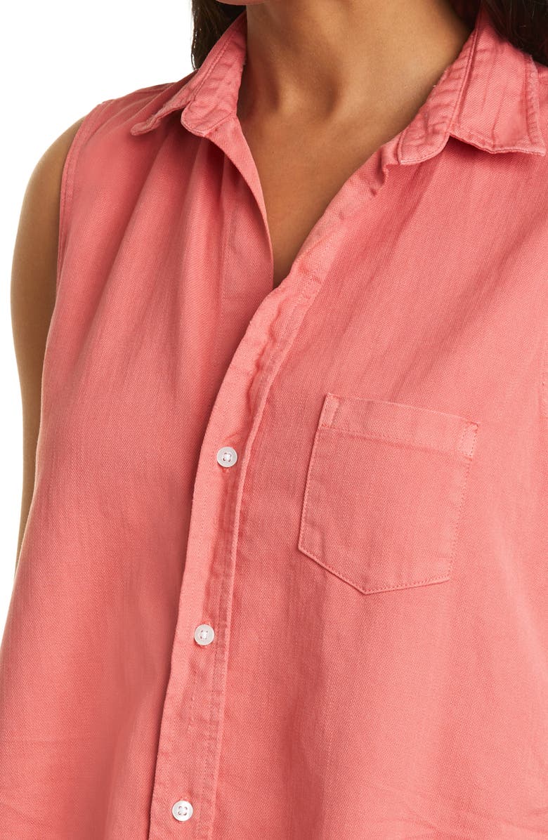 Frank & Eileen Fiona Sleeveless Button-Up Shirt, Alternate, color,