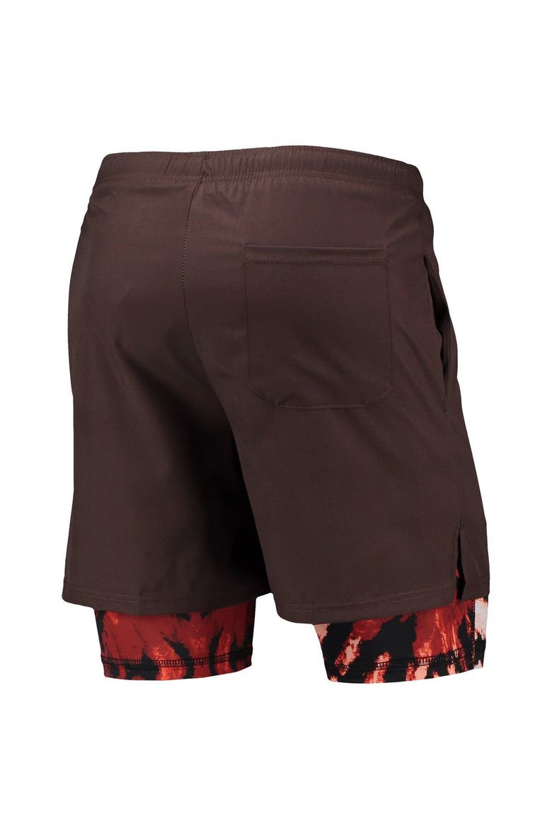 Men's FOCO Brown Cleveland Browns Running Shorts, Alternate, color, Brown