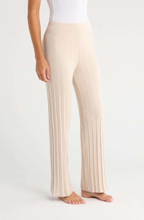 Barefoot Dreams Cozychic Ultra Lite Ribbed Ankle Pant In Multi