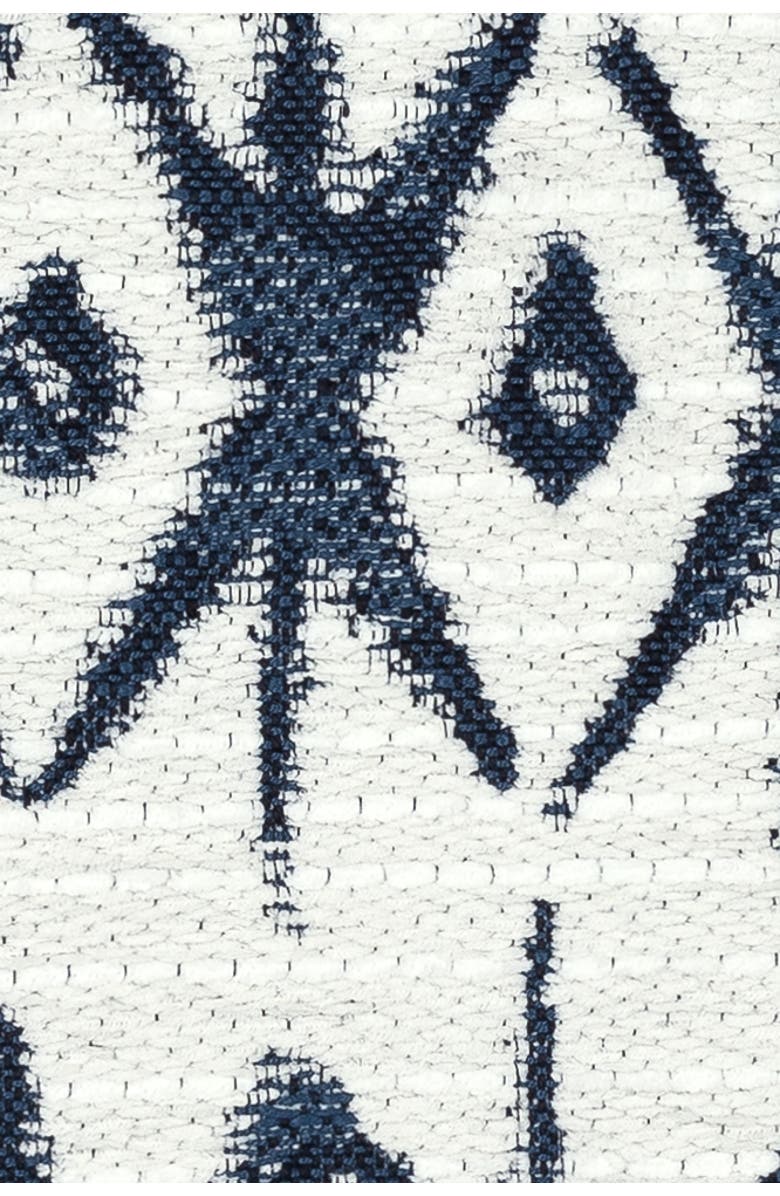 Elaine Smith Ritual Indigo Chenille Indoor & Outdoor Woven Accent Pillow, Alternate, color, Indigo