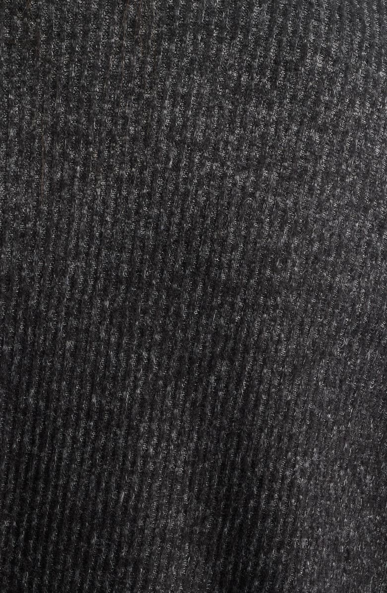 Loveappella Rib Shawl, Alternate, color, Charcoal