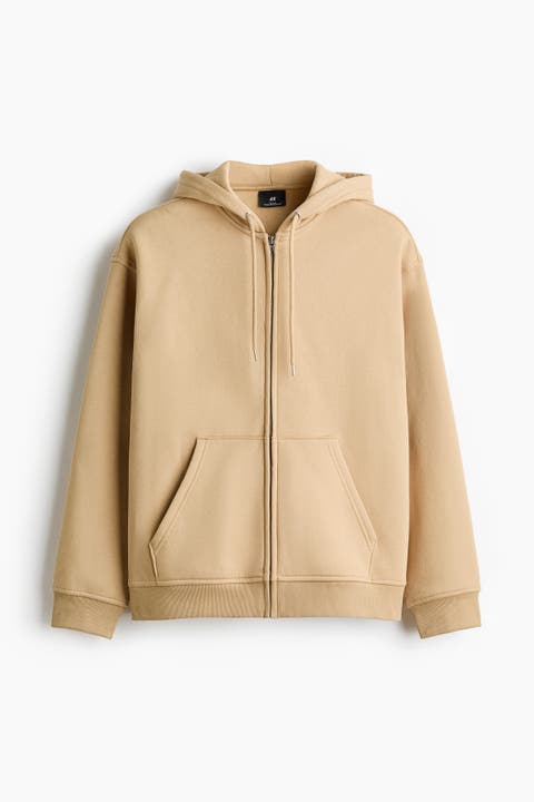 Loose  Fit Zip-through Hoodie