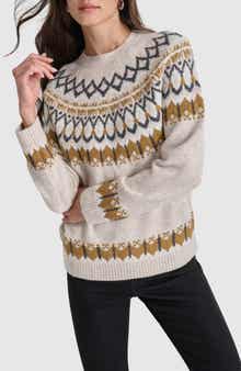 DKNY Jeans Fair Isle Sweater