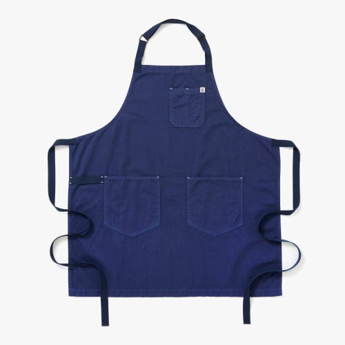 Hedley & Bennet T The Essential Apron In French Blue