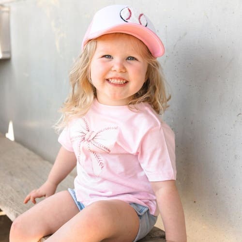 Sweet Wink Baseball Patch Trucker Hat In Pink