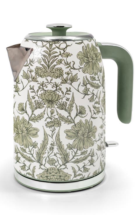 Floral Print Electric Kettle