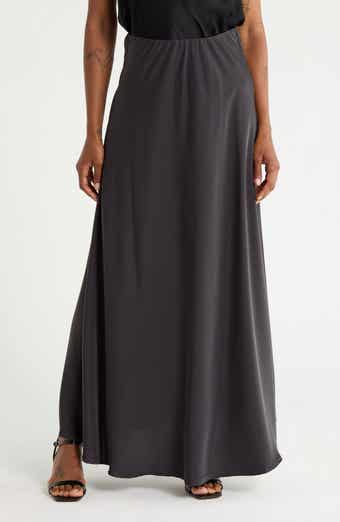 Bias Cut Maxi Skirt