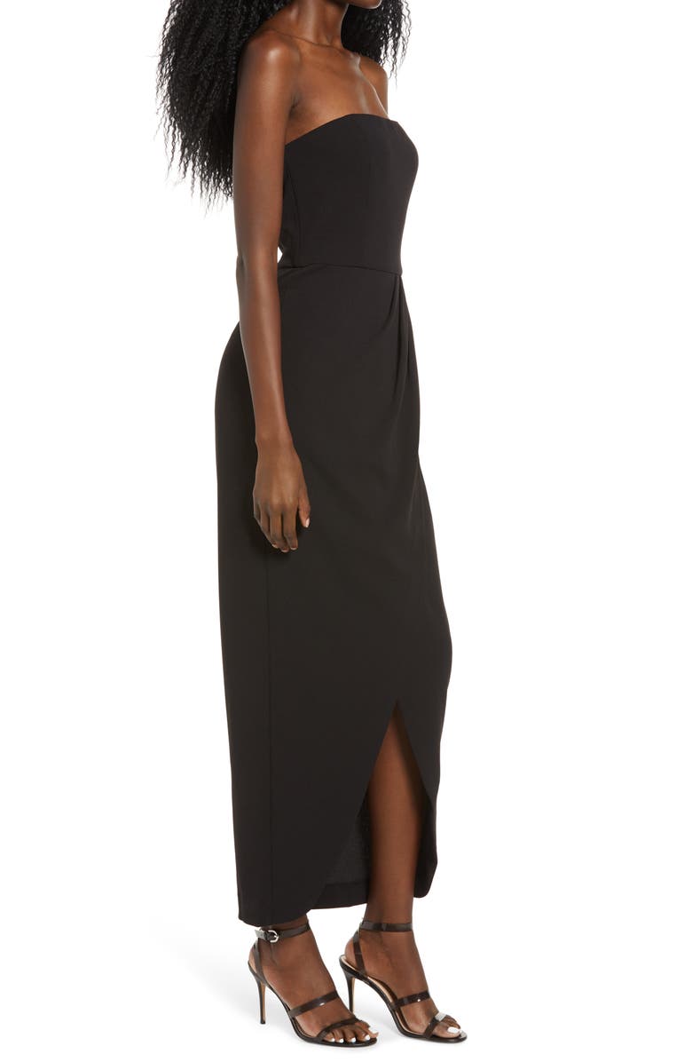 WAYF The Angelique Strapless Tulip Gown, Alternate, color,