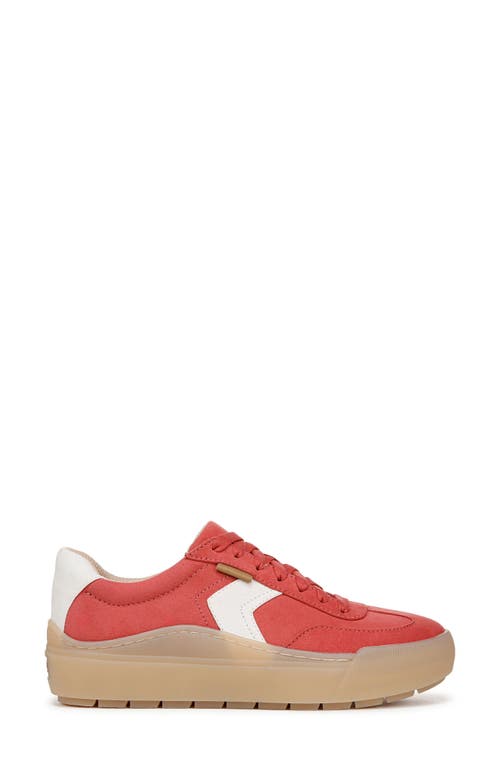 Shop Dr. Scholl's Time Off Win Low Top Sneaker In Red